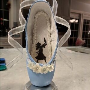 CUSTOMIZED DECORATED
POINTE SHOE.